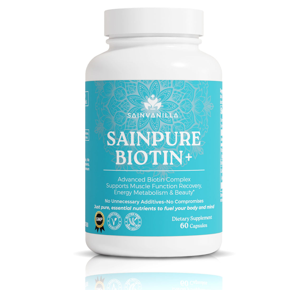 SAINPURE Biotin+ Biotin, Vitamin C & Calcium — For Energy, Recovery & Radiant Skin